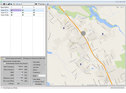Vision™ Remote Spectrum Monitoring Software MX280001A
