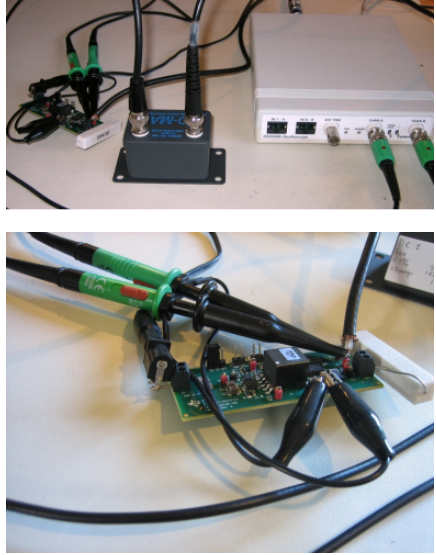 Cleverscope FRA Response for TPS55340 EVM