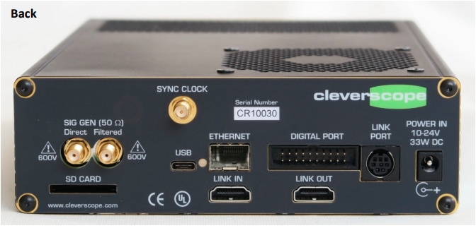 Cleverscope CS448 Isolated Channel Oscilloscope
