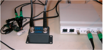 Cleverscope CS328A FRA Measurement System for TI TPS55340 EVM With Jensen VB-1BB Isolation Transformer