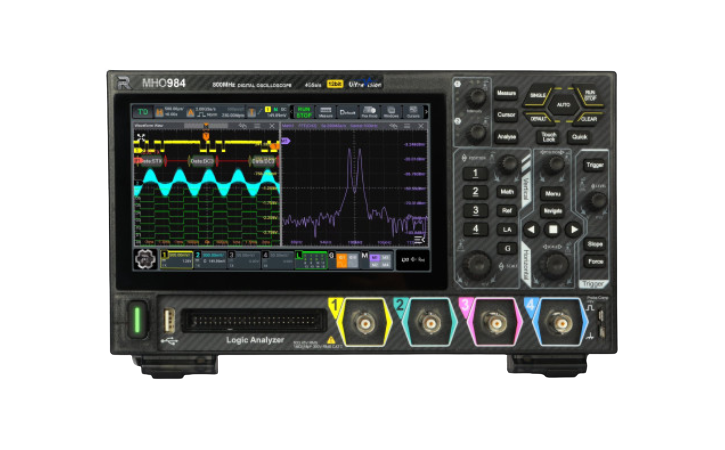 RIGOL MHO984 Oscilloscope, 800 MHz, 4 GSa/s, 4 CH, 7-inch Display