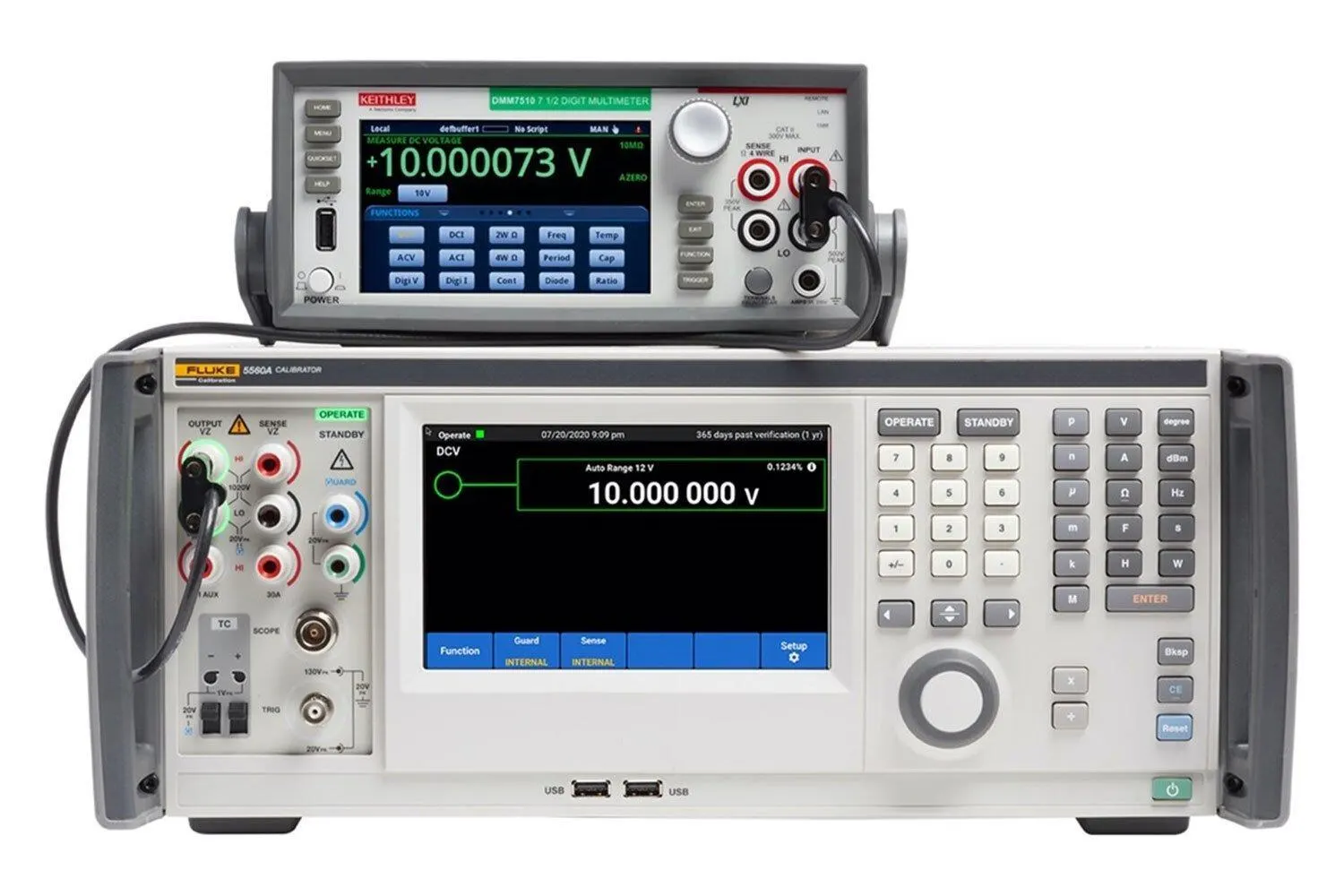 Team working with modern equipment